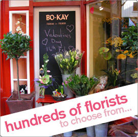 hundreds of real local flower shops and florists to choose from in United States