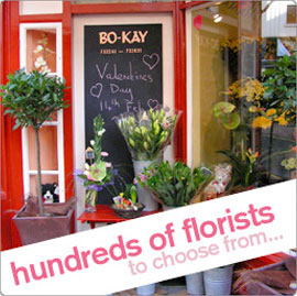 hundreds of real local flower shops and florists to choose from in United States