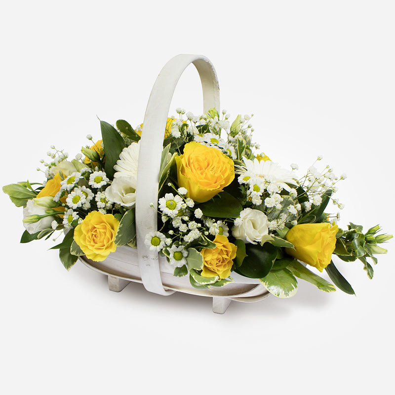 Sunny bloom basket