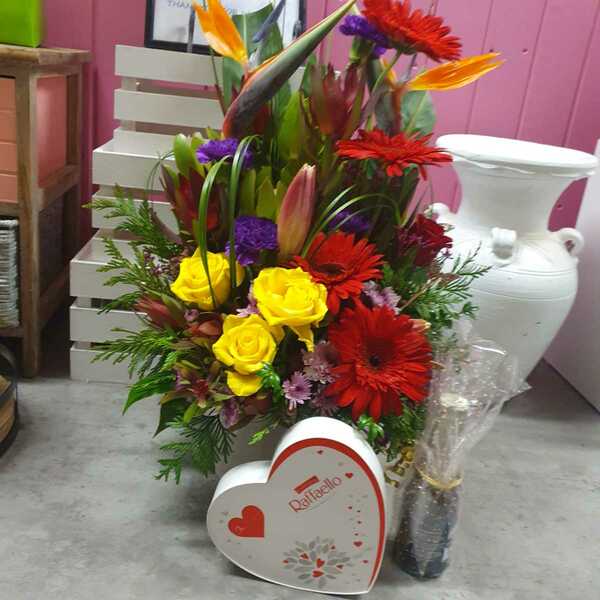 Flowers delivered to customer