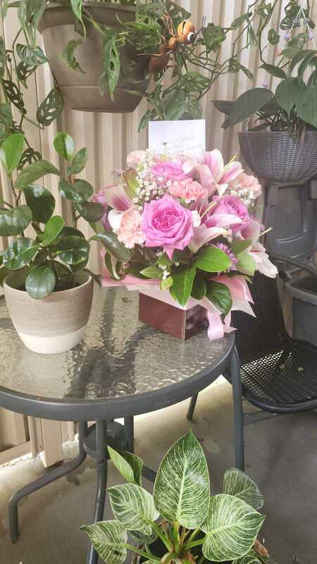 Flowers delivered to customer