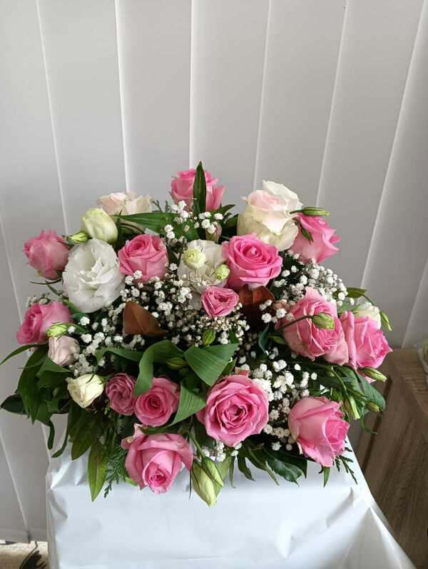 Flowers delivered to customer