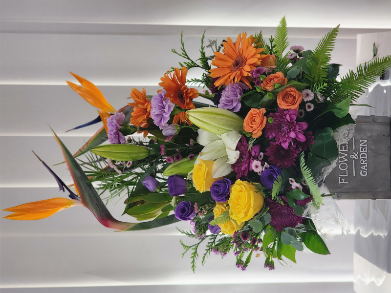 Flowers delivered to customer