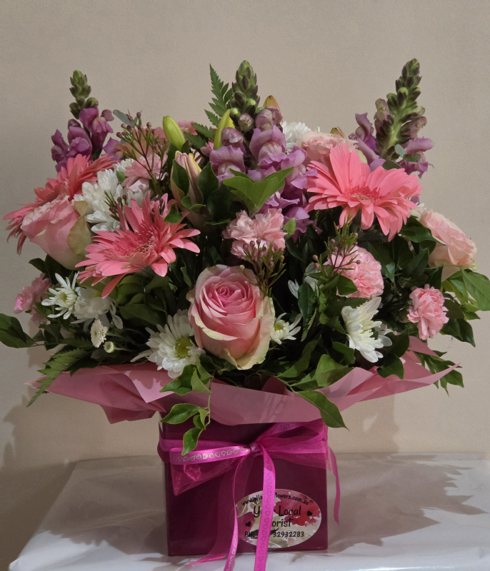 Flowers delivered to customer