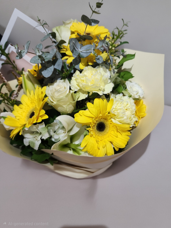 Flowers delivered to customer