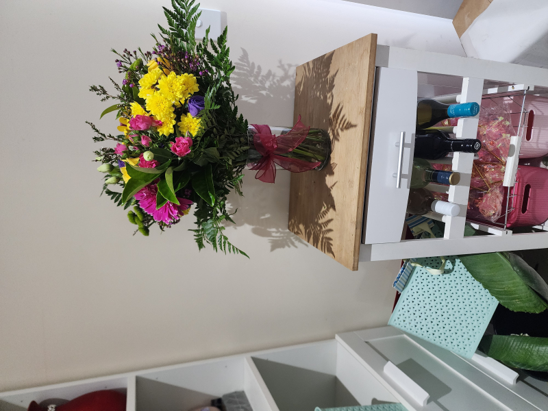 Flowers delivered to customer