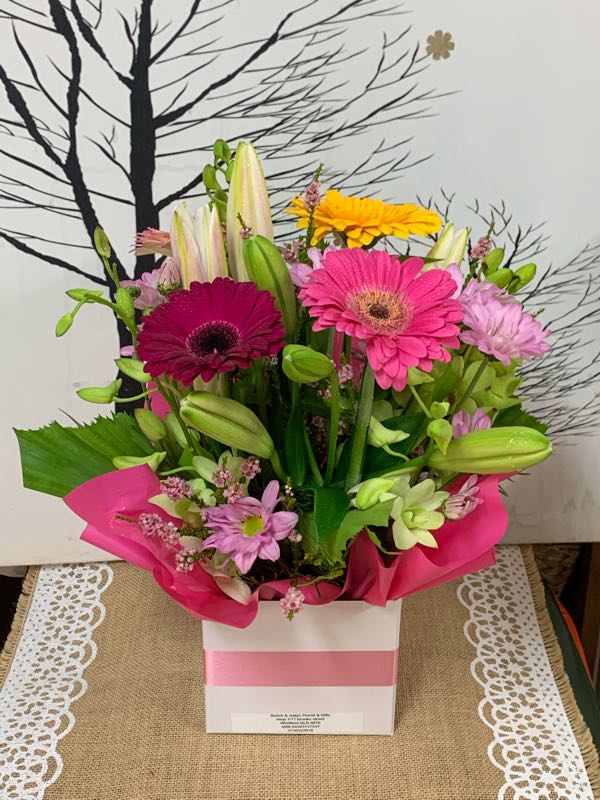 Flowers delivered to customer