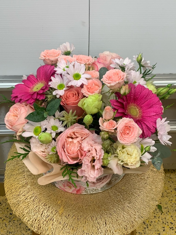 Flowers delivered to customer