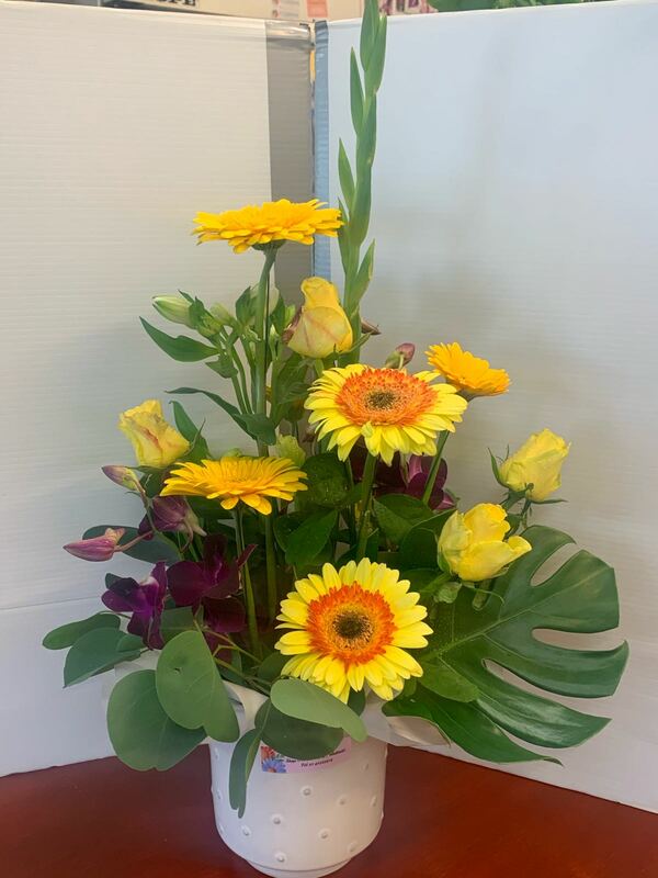Flowers delivered to customer