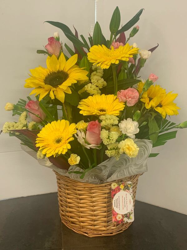 Flowers delivered to customer