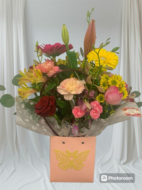 Flowers delivered to customer
