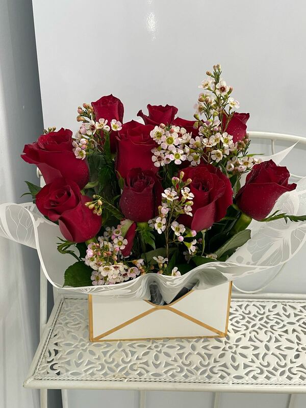 Flowers delivered to customer