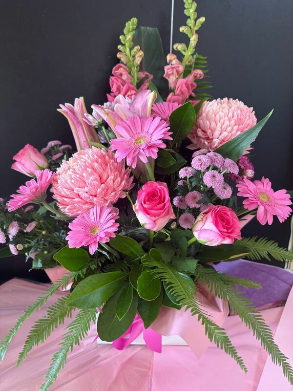 Flowers delivered to customer