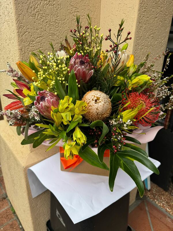Flowers delivered to customer