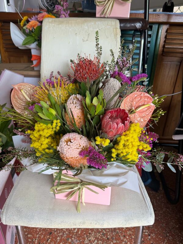 Flowers delivered to customer