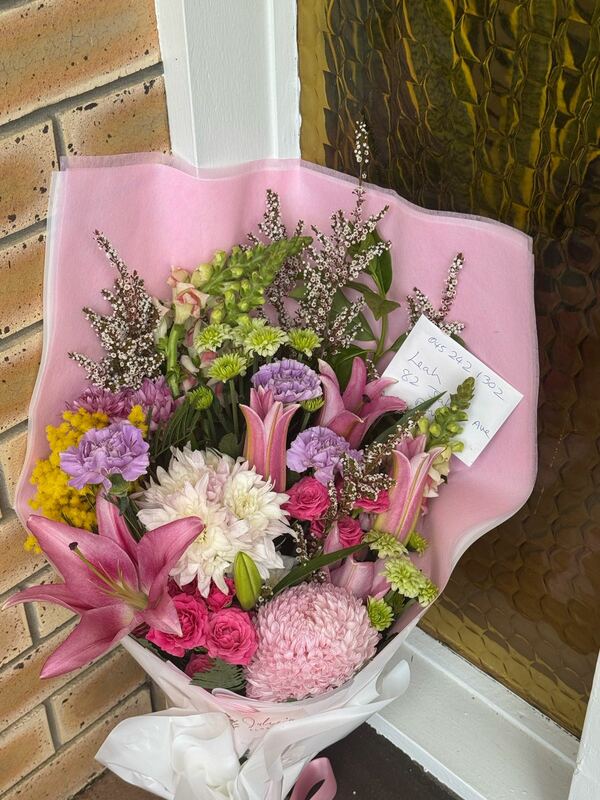 Flowers delivered to customer