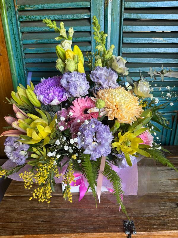 Flowers delivered to customer