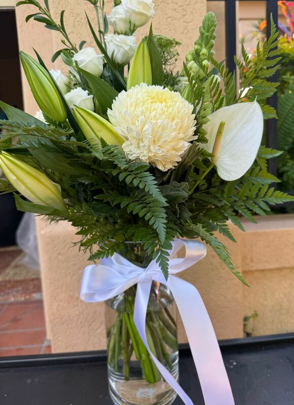 Flowers delivered to customer