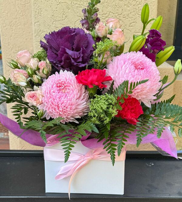 Flowers delivered to customer