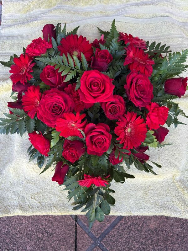 Flowers delivered to customer