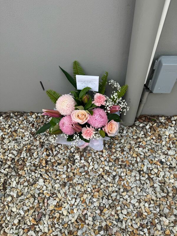 Flowers delivered to customer
