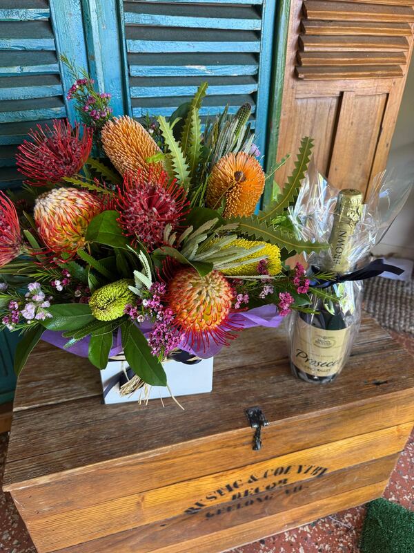 Flowers delivered to customer