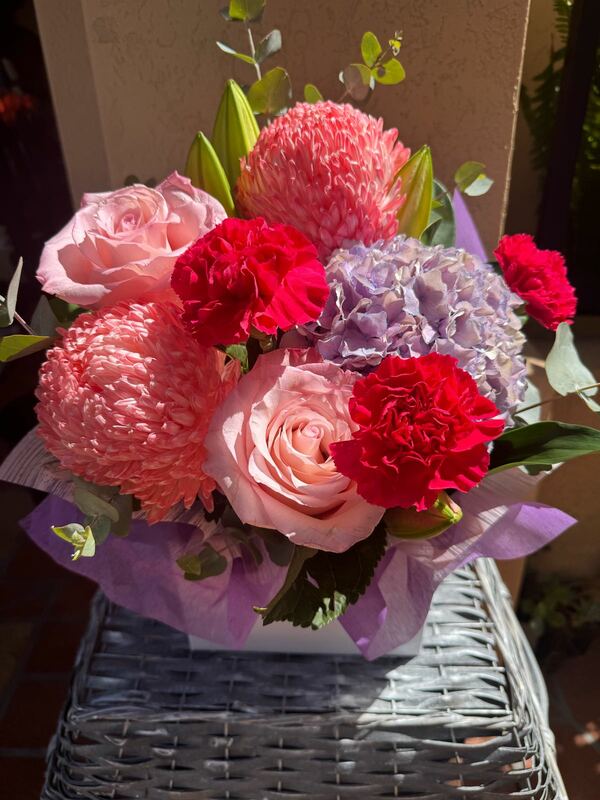 Flowers delivered to customer