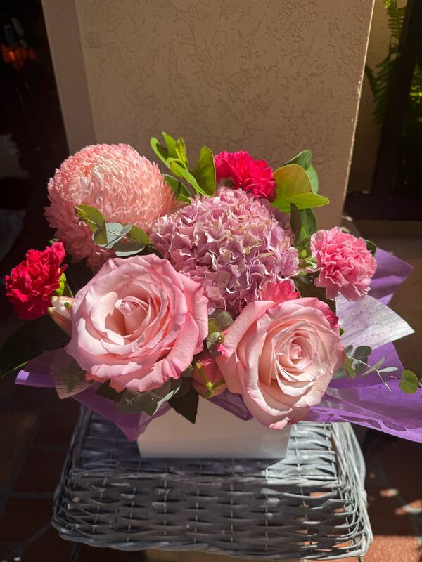 Flowers delivered to customer