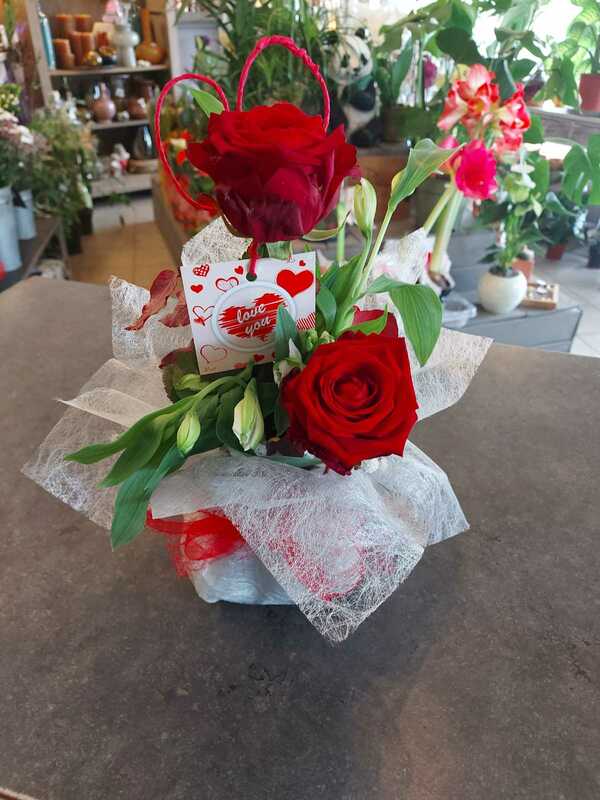 Flowers delivered to customer