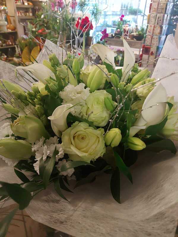 Flowers delivered to customer