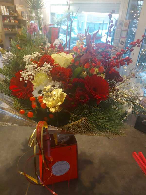 Flowers delivered to customer