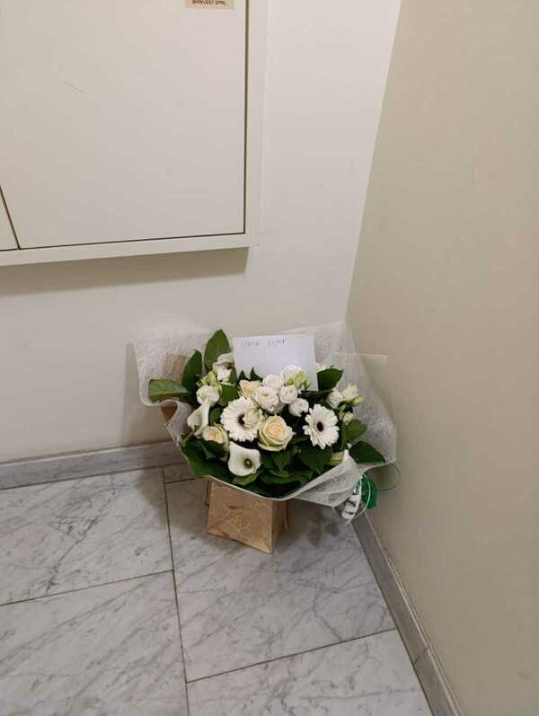 Flowers delivered to customer