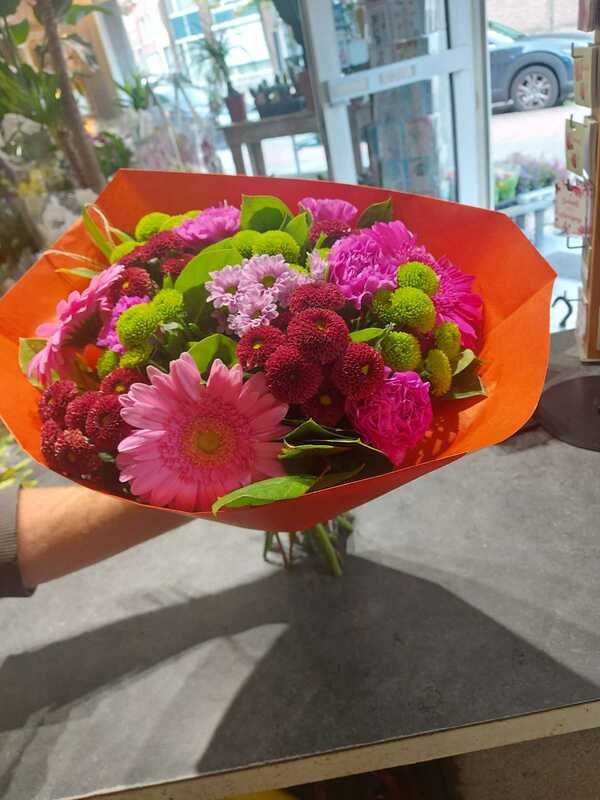 Flowers delivered to customer