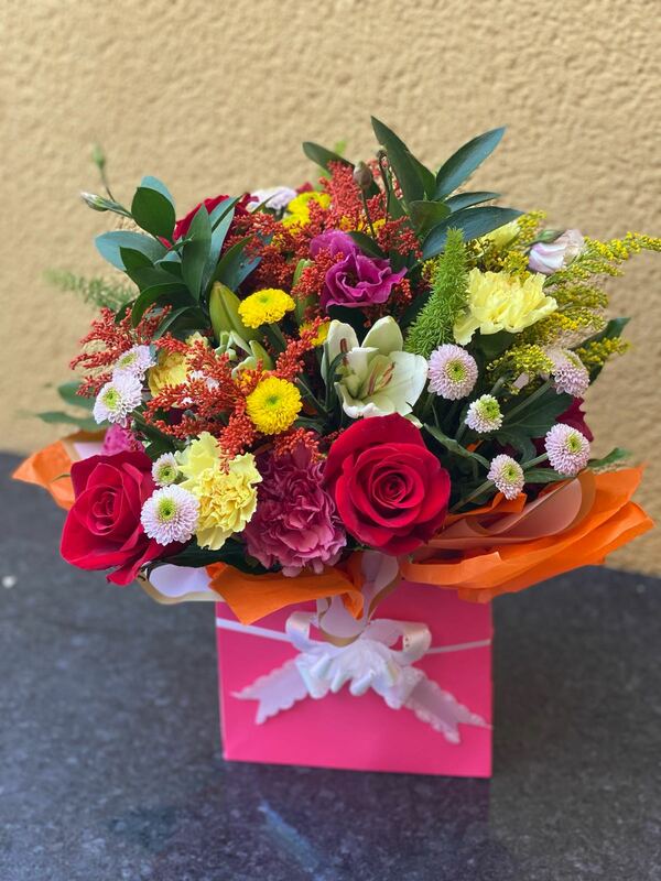 Flowers delivered to customer