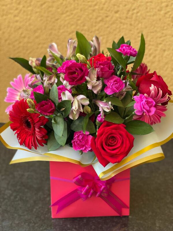 Flowers delivered to customer