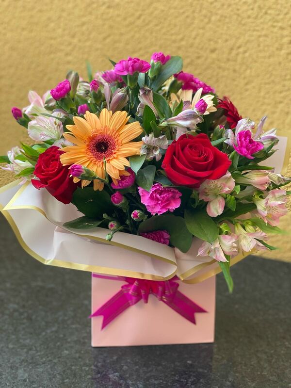 Flowers delivered to customer