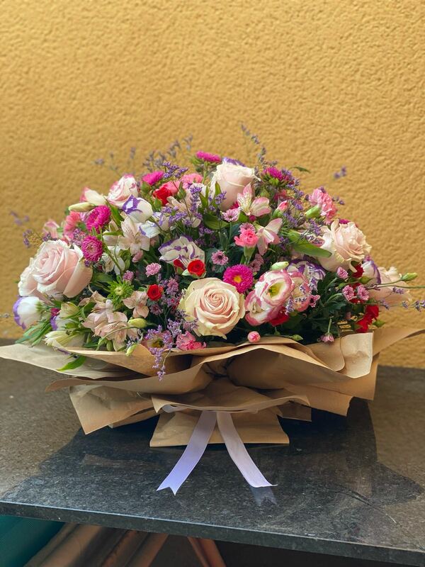 Flowers delivered to customer