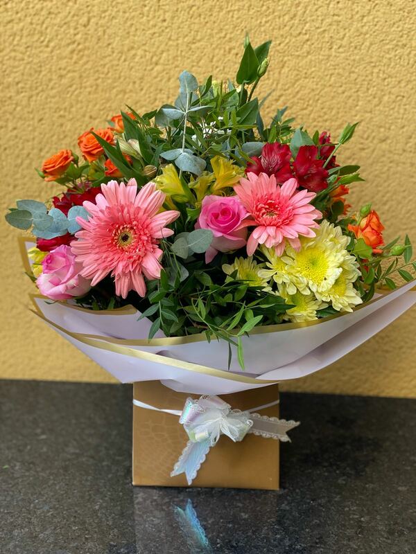 Flowers delivered to customer