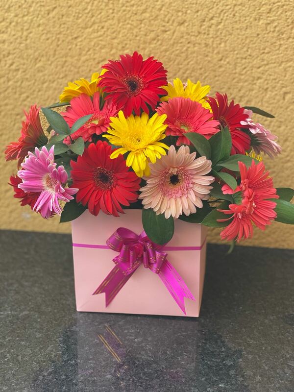 Flowers delivered to customer