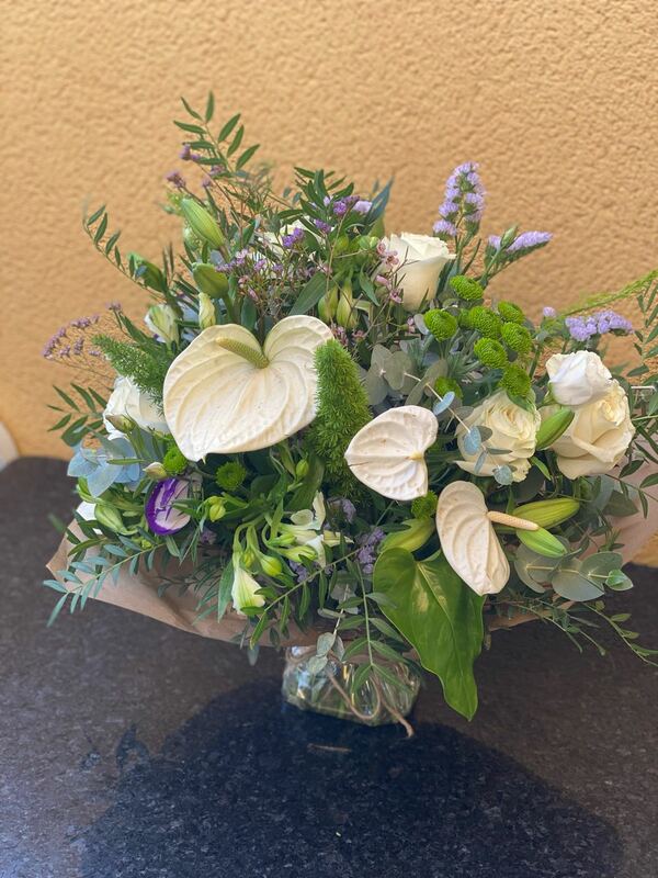 Flowers delivered to customer