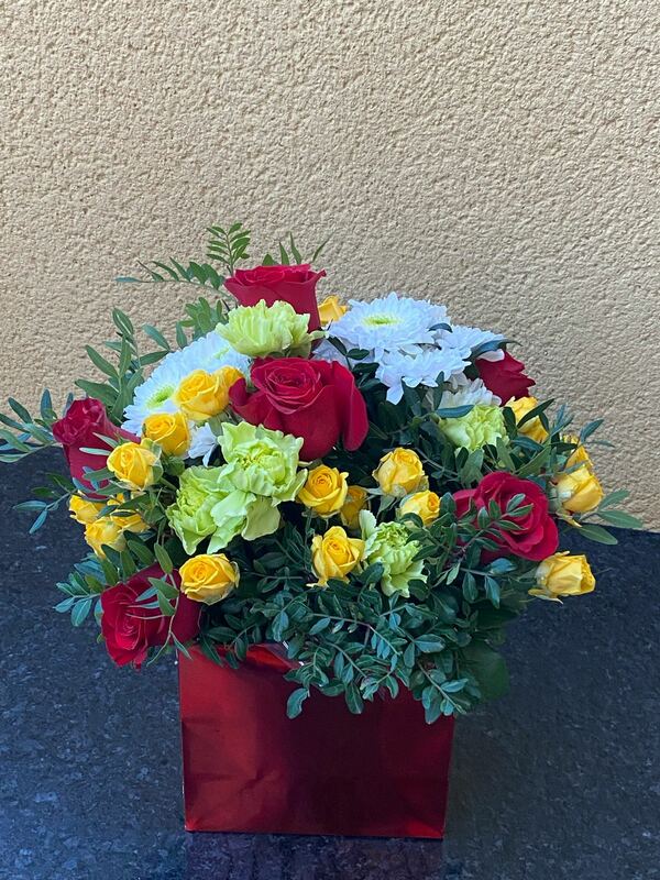 Flowers delivered to customer