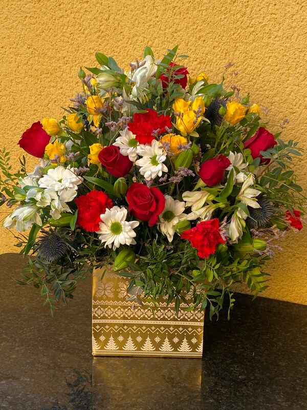 Flowers delivered to customer