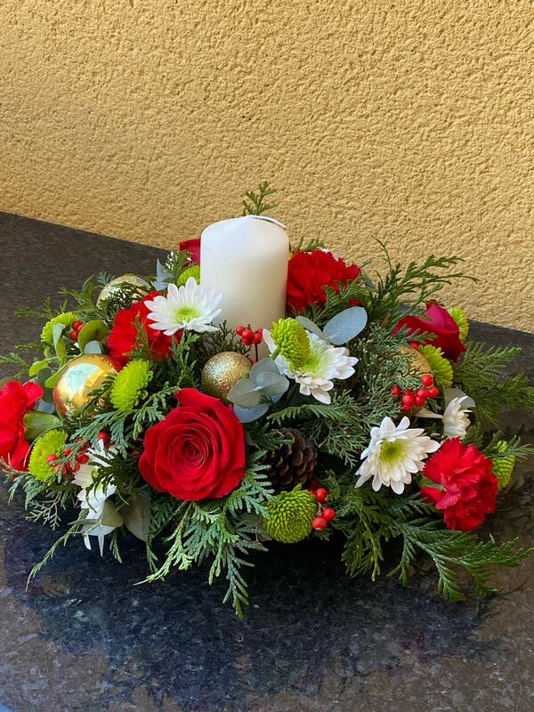 Flowers delivered to customer