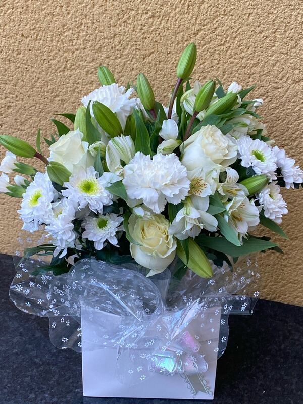 Flowers delivered to customer