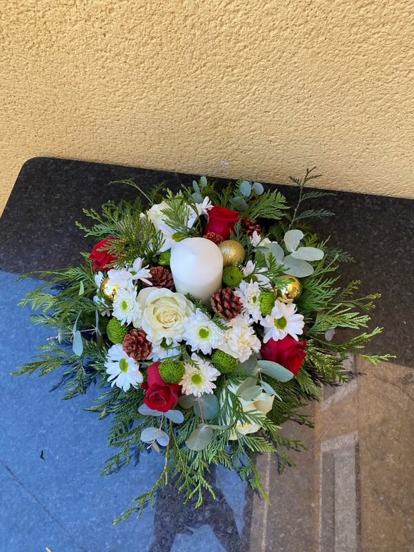 Flowers delivered to customer