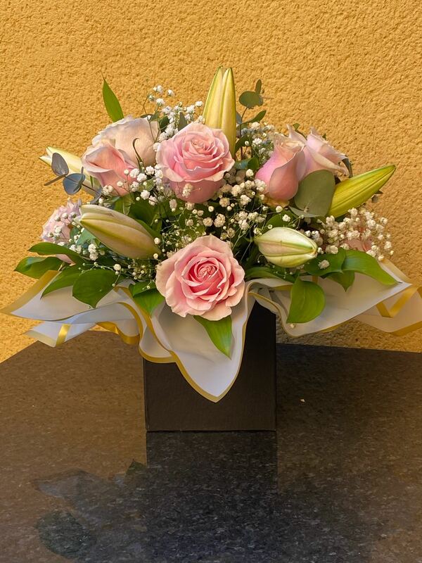 Flowers delivered to customer