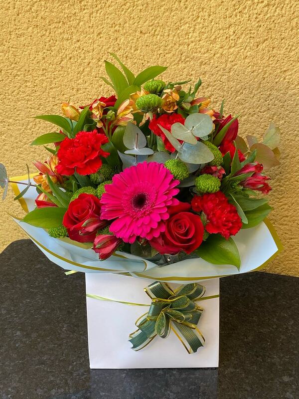 Flowers delivered to customer