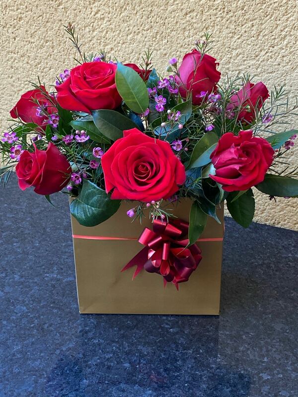 Flowers delivered to customer