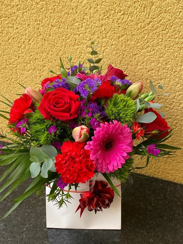 Flowers delivered to customer