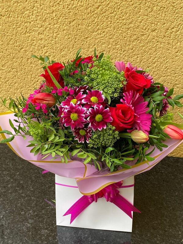 Flowers delivered to customer